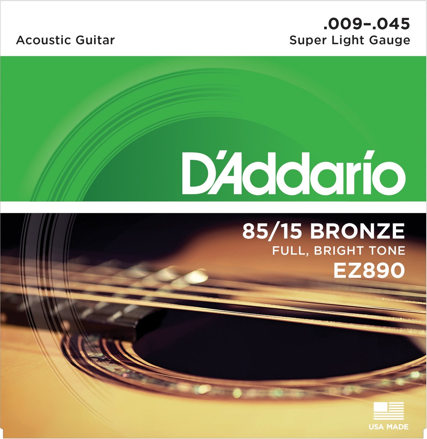 D'Addario Fretted EZ890 009-045