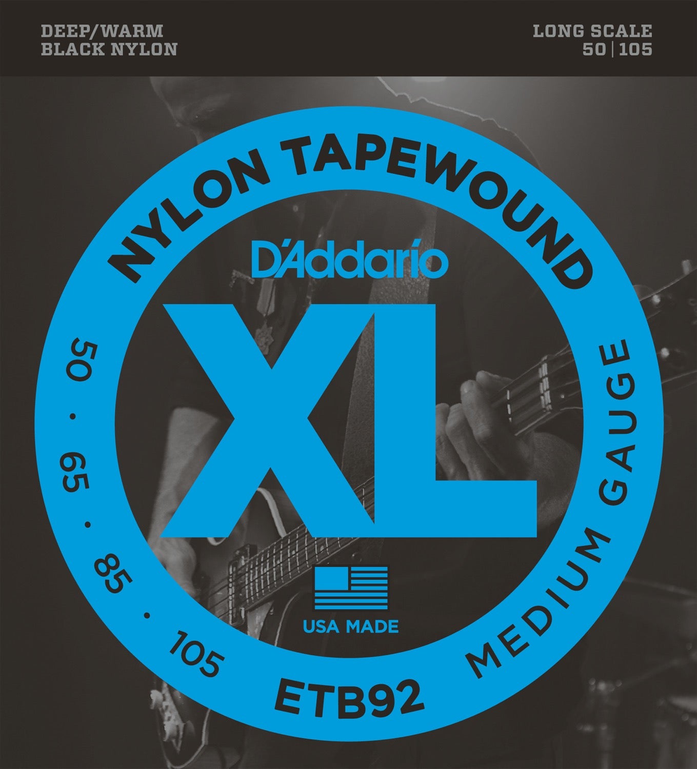 Ernie Ball ETB92 NYLON BASS bas strenge 50-105
