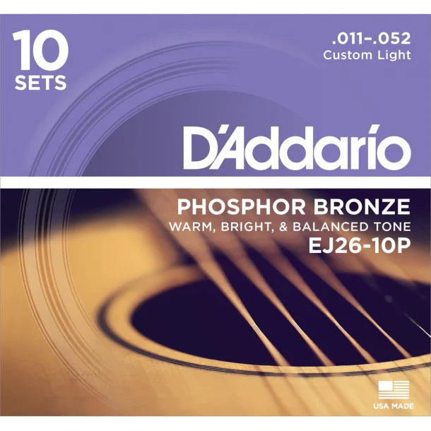 D'Addario Fretted EJ26 011 - 052