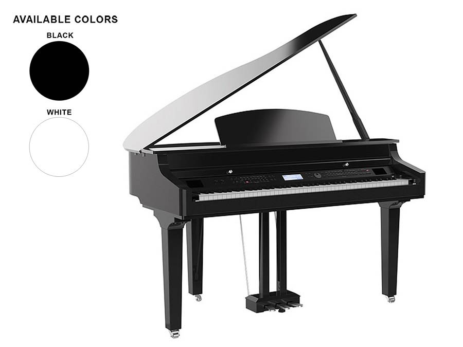 Medeli Forte Series GRAND510 digital baby grand piano i sort eller hvid