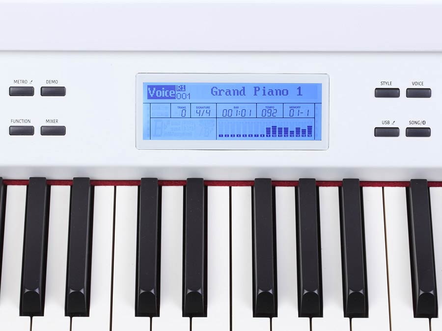 Medeli Forte Series GRAND510 digital baby grand piano i sort eller hvid
