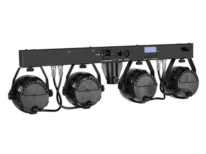 GLX Lighting PAKKE GLS-412, LED Stage 4 COMPACT", LED lys  bar. 4x12 LEDs 48W - inklusive stativ!