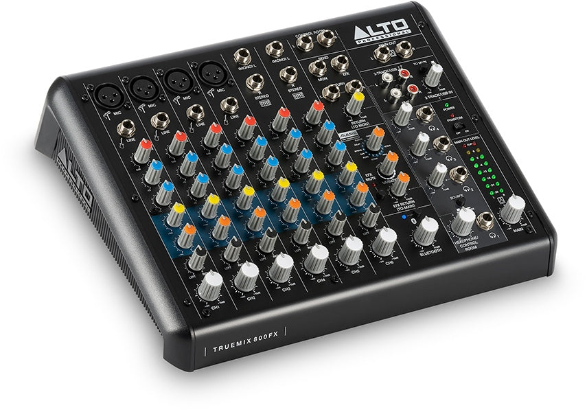 ALTO TrueMix 800FX, 8-channel mixer with USB, Bluetooth and effects