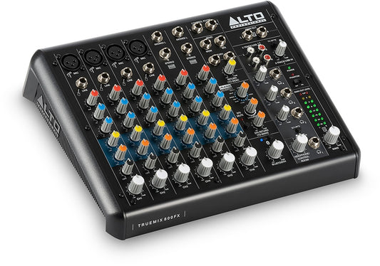 ALTO TrueMix 800FX, 8-channel mixer with USB, Bluetooth and effects