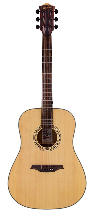 Bromo BAA1 Appalachian Akustisk Dreadnought Guitar