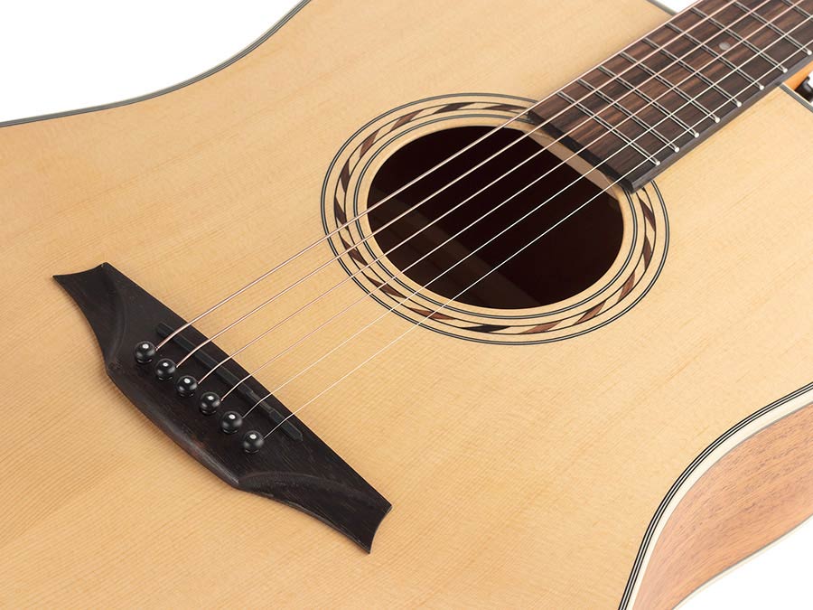 Bromo BAA1 Appalachian Akustisk Dreadnought Guitar