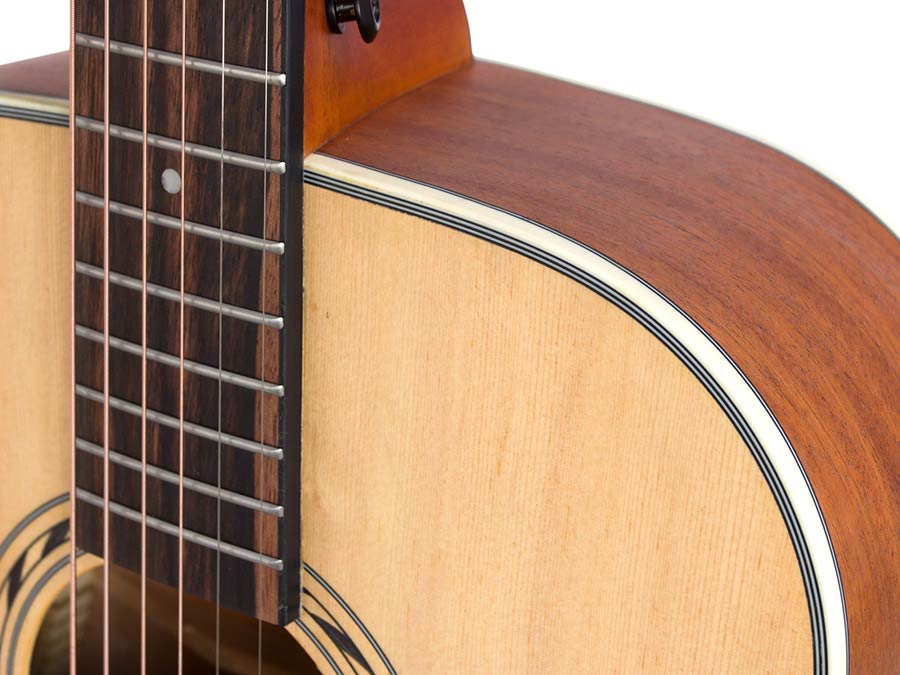 Bromo BAA1 Appalachian Akustisk Dreadnought Guitar