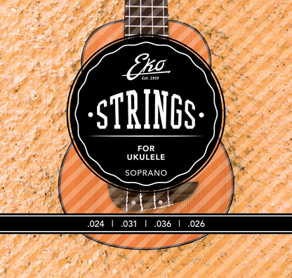 EKO UKSOPRANOM Ukulele soprano medium strings