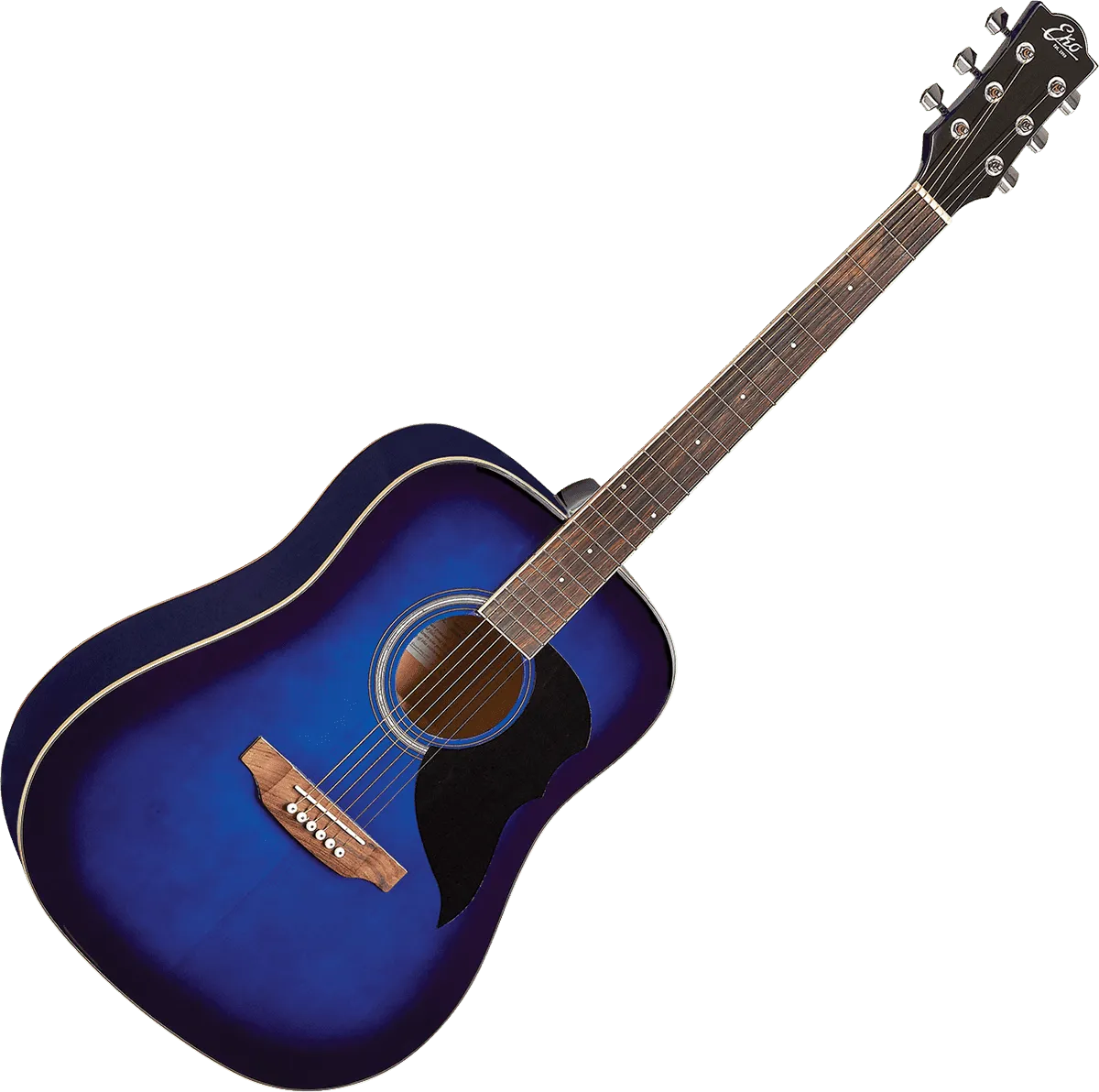 EKO RANGER6-BLU Dreadnought akustsisk guitar, Blue Sunburst