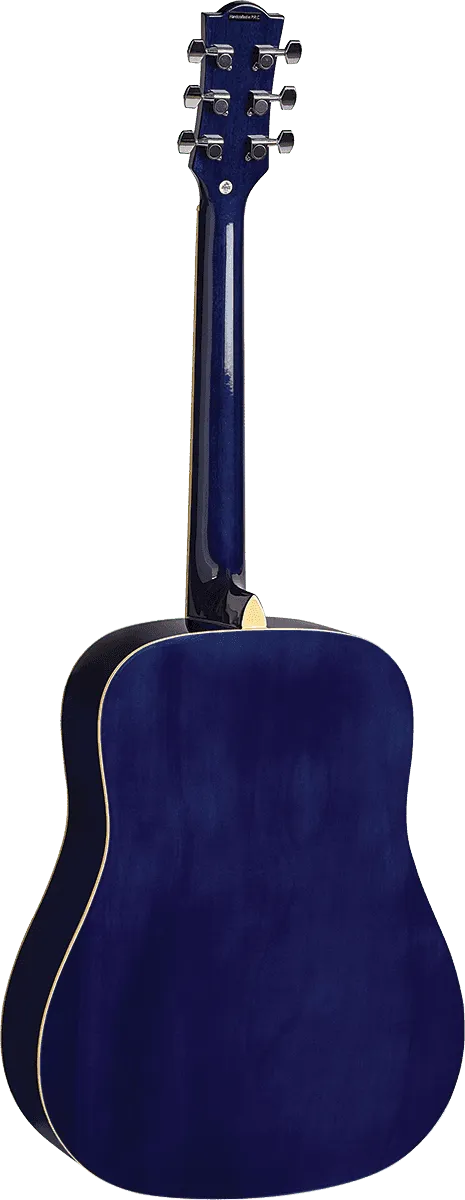 EKO RANGER6-BLU Dreadnought akustsisk guitar, Blue Sunburst