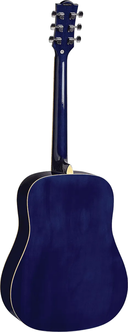 EKO RANGER6-BLU Dreadnought akustsisk guitar, Blue Sunburst