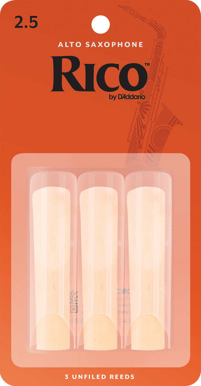 D'Addario Woodwinds ALTO saxofon rørblade (vælg type)