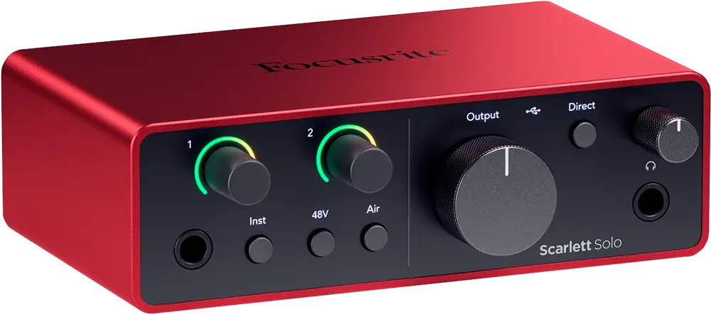 Scarlett Solo 4th Generation 2-in, 2-out interface