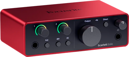 Scarlett Solo 4th Generation 2-in, 2-out interface