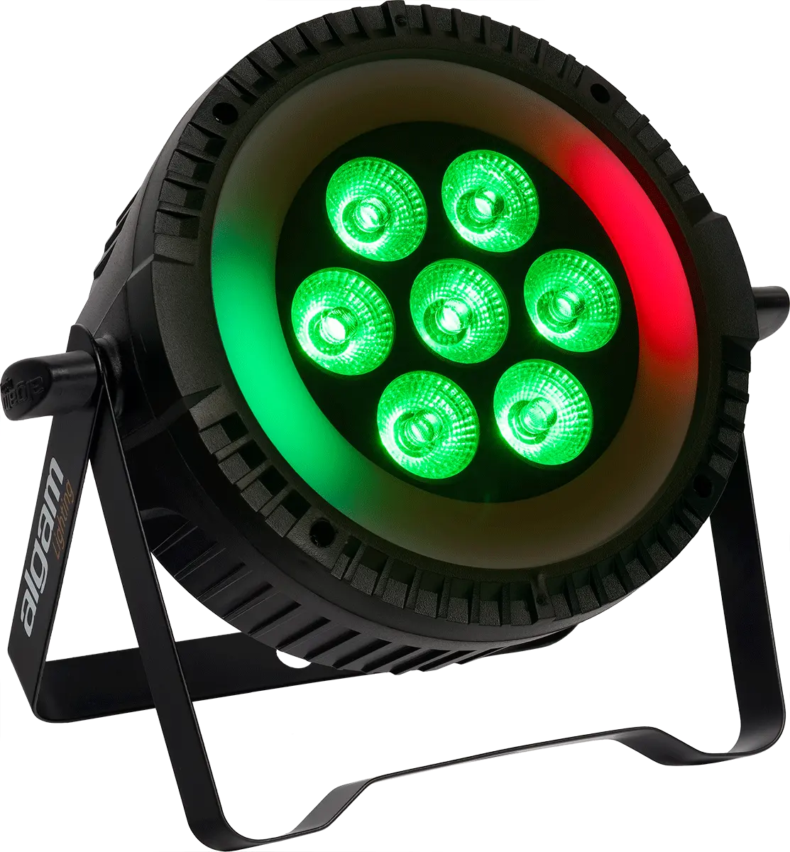 Algam Lightning PARWASH 76 RING 7 x 6W LED PAR Wash with RGB LED Ring