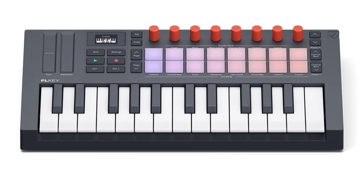 Novation FLKEY2-MINI 25-tasters mini-keyboard lavet til FL Studio