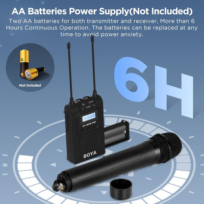BOYA by-WM8 PRO-K4 UHF trådløse lavalier (by-WM8 PRO-k4)