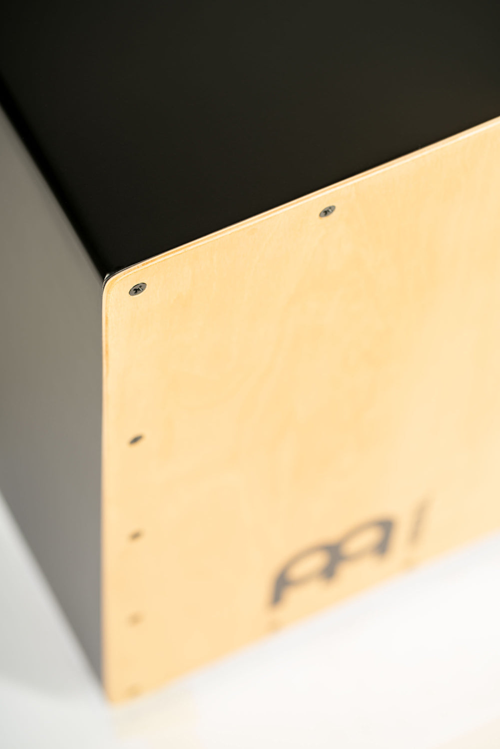Meinl Percussion MCAJ100BK-MA Headliner Snare Cajon Black - Maple