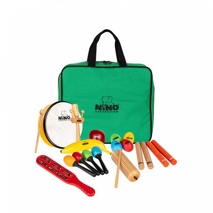 NINO Percussion NINOSET16 mic rytme sæt, 16 stk, inkl. taske