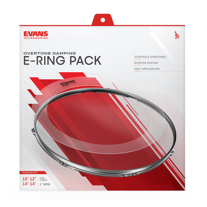 Evans ER-FUSION E-Ring Fusion pack 10", 12", 14", 14"