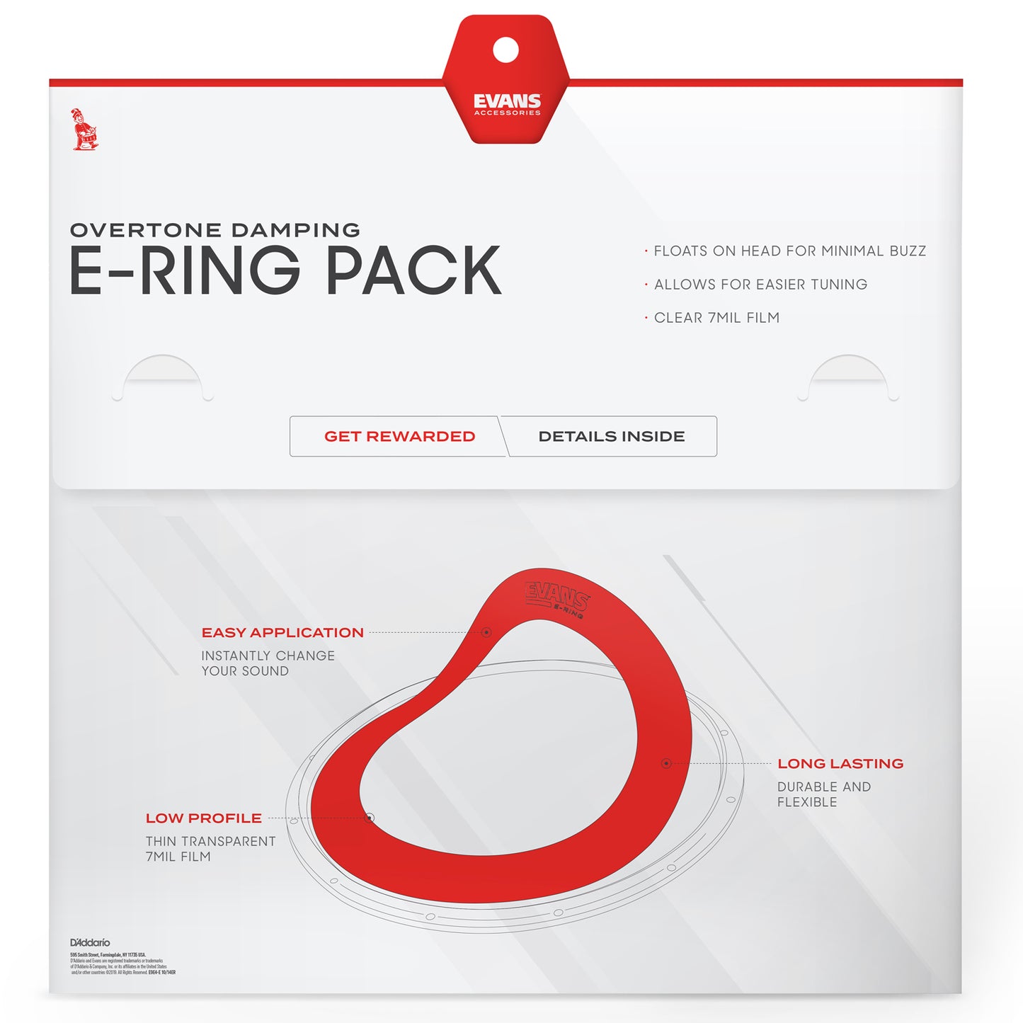 Evans ER-FUSION E-Ring Fusion pack 10", 12", 14", 14"