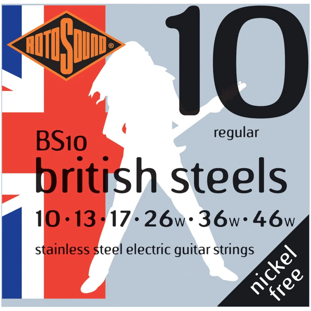 Rotosound BS10 Stainless Steel 10-46 elguitar strenge