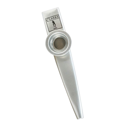 Clarke silver coated metal kazoo CTW/MKCSD1