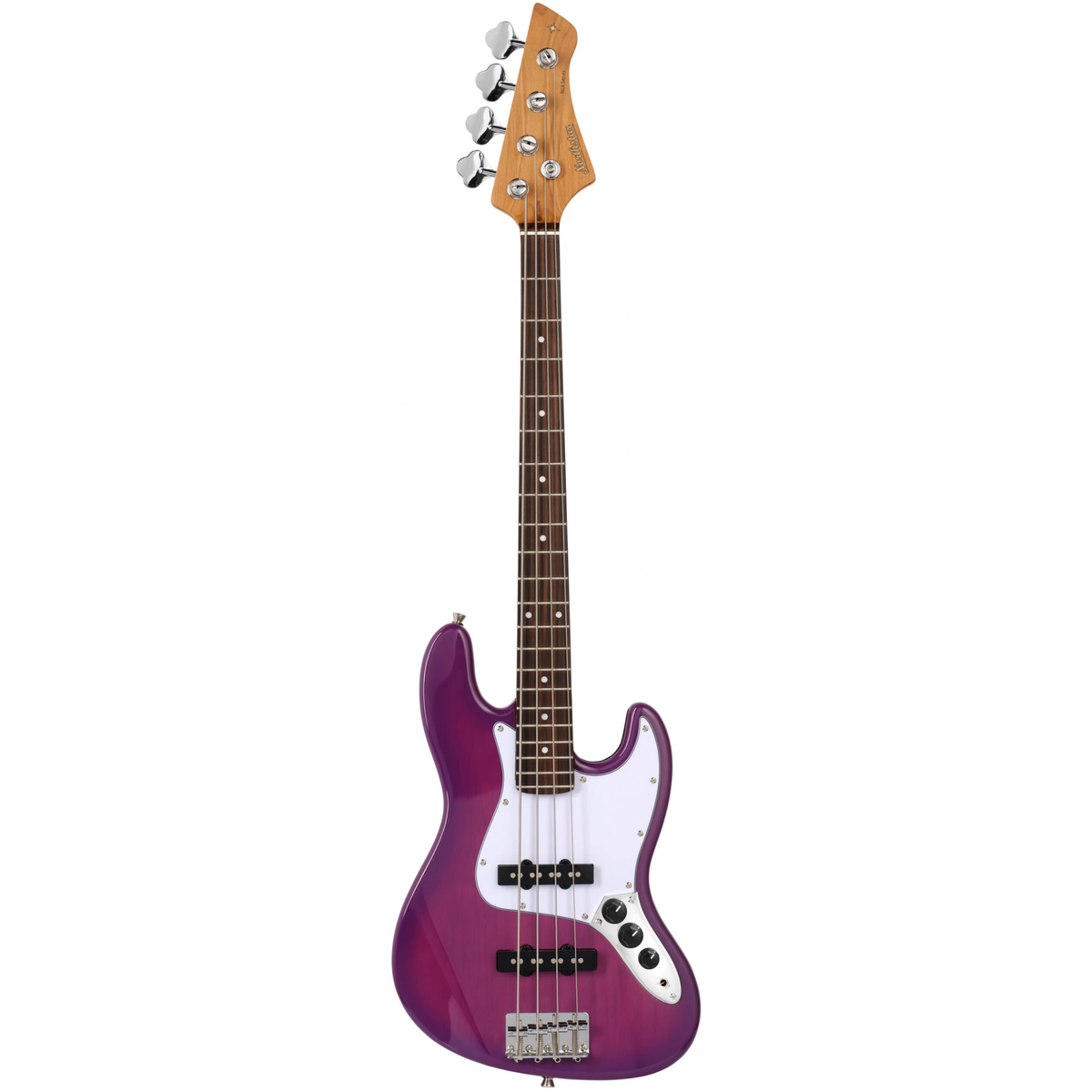 Tanglewood NL6JP Short Scale Northstar Jazz Bass Thru Purple