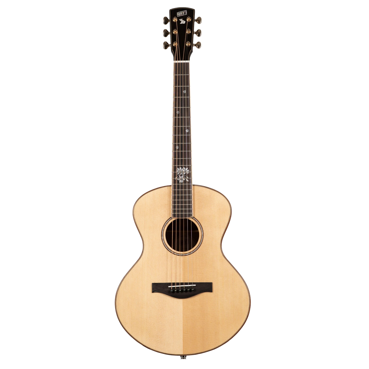 Henry’s Travel EE-66 Street - Natural elektro akustisk mini western guitar inkl. gigbag