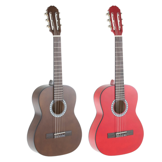 Gewa Pure Basic  Klassisk Guitar 1/2 str. valnød/brun eller rød