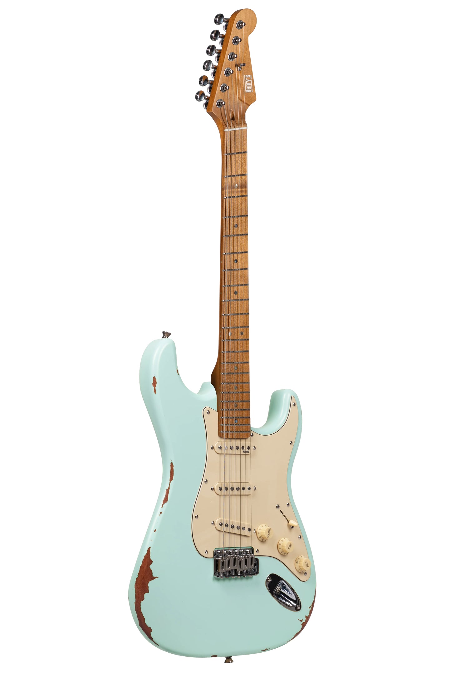 HENRY’S Destiny II Aged ST-2N Fatal - Surf Green Aged inkl. gigbag