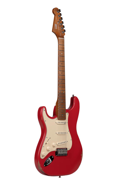 HENRY’S LH Destiny II Aged ST-2N Felicity - Red aged inkl. gigbag - venstrehånds