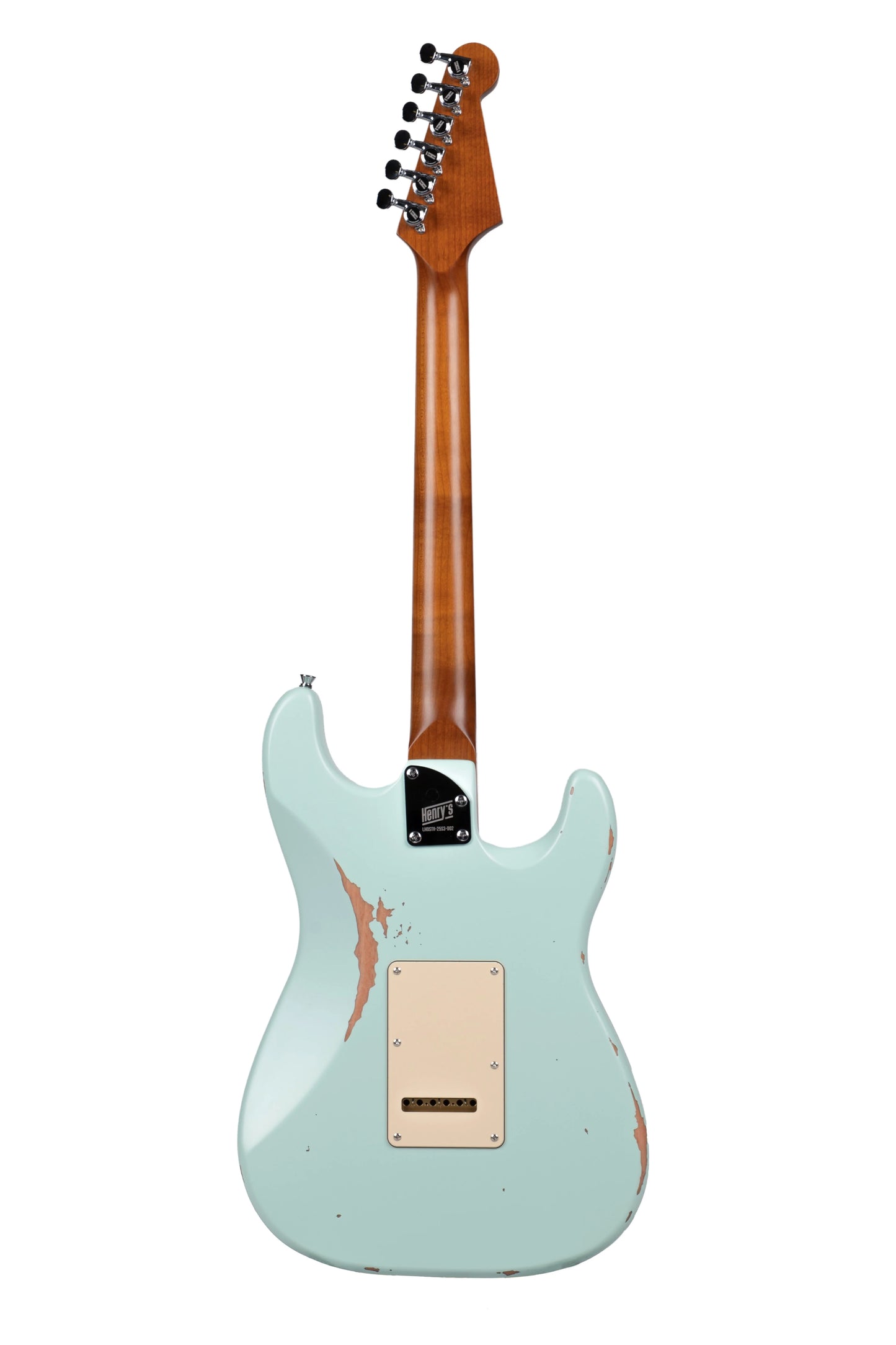 HENRY’S LH Destiny II Aged ST-2N Fatal - Surf Green Aged inkl. gigbag - venstrehånds