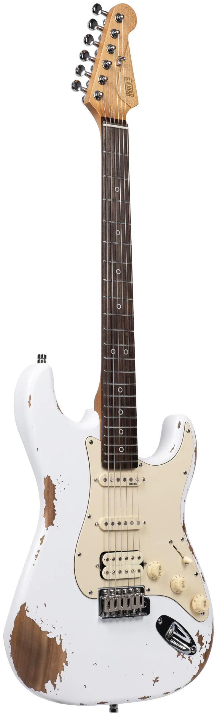HENRY’S Snake II Aged ST-1N Rattle - White Aged inkl. gigbag