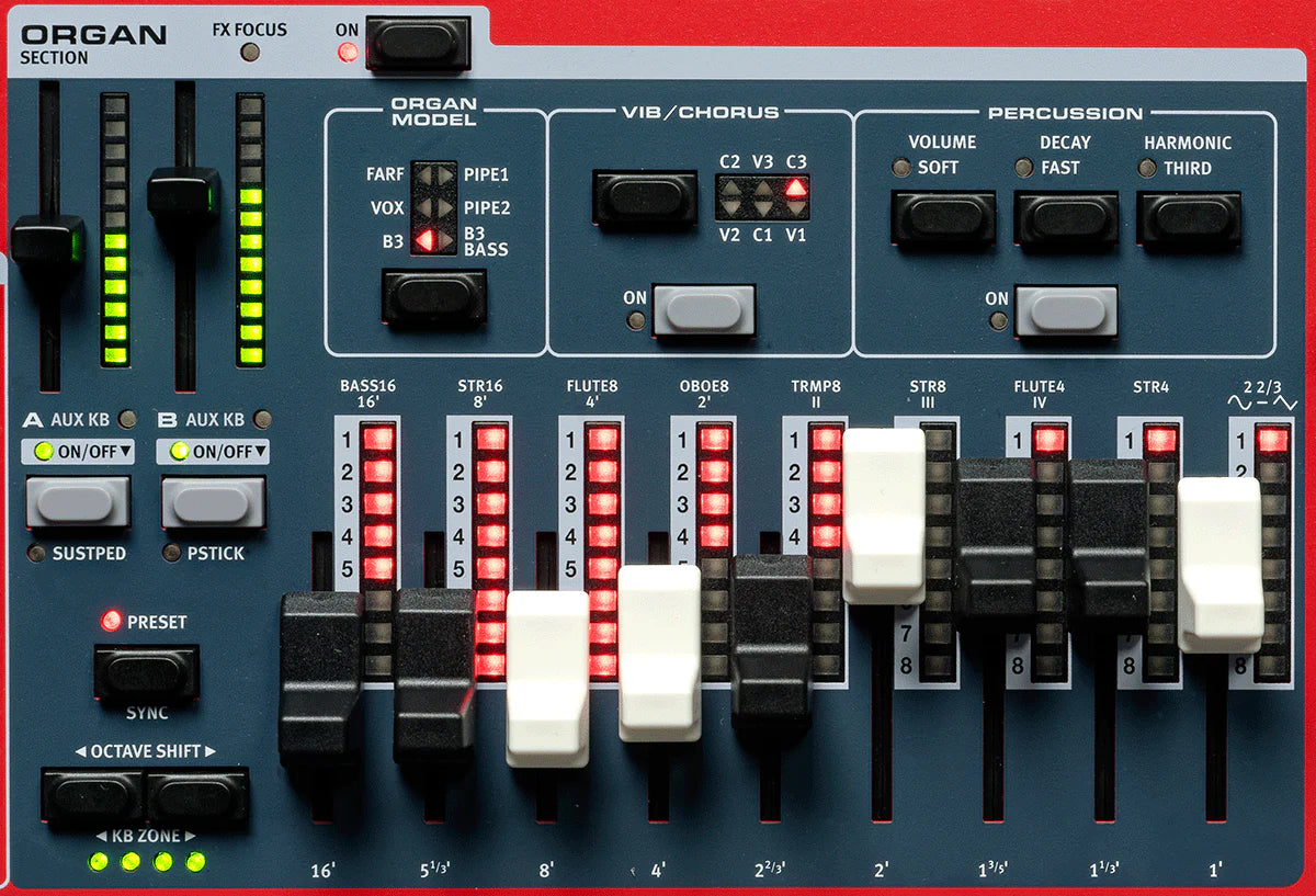 Nord STAGE 4, 73 weighted Triple Sensor keybed