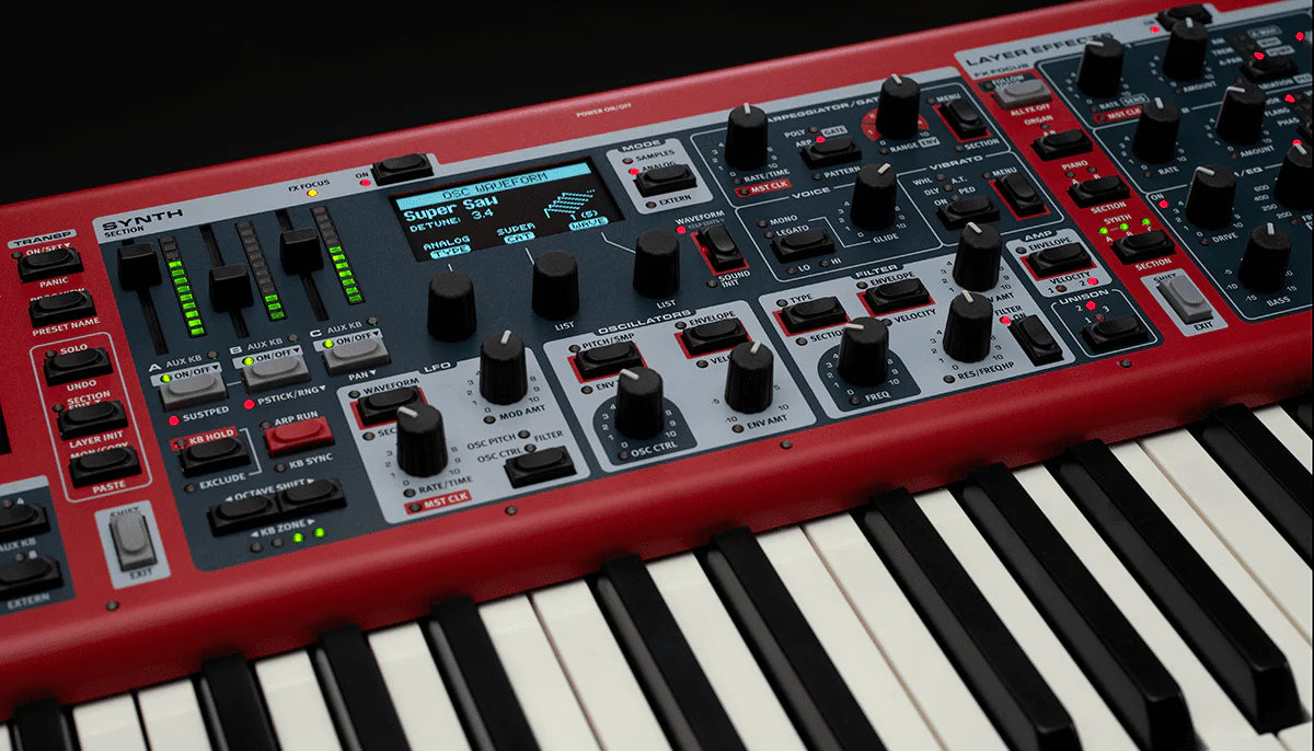 Nord STAGE 4, 73 weighted Triple Sensor keybed