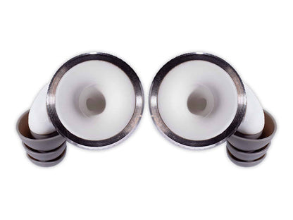 Limousine Earplugs Knops Knurled WH, professionelle ørepropper hvid