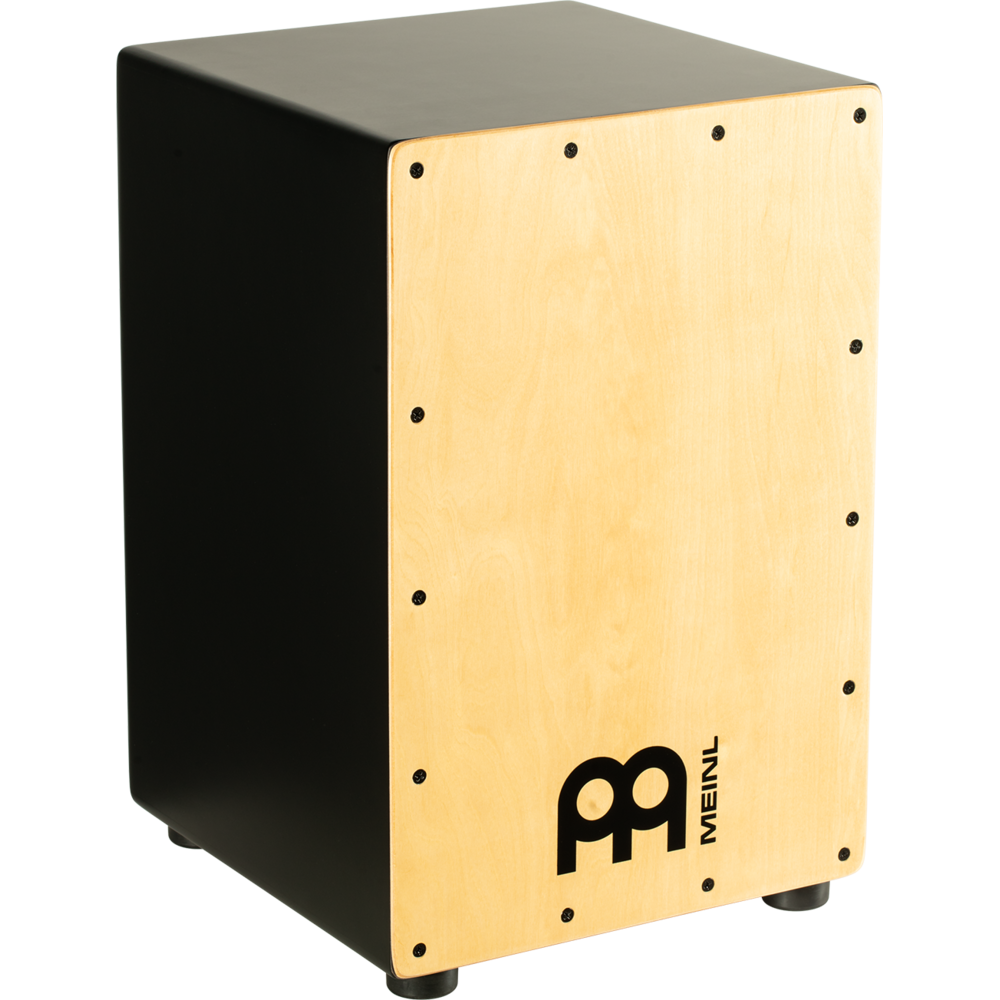 Meinl Percussion MCAJ100BK-MA Headliner Snare Cajon Black - Maple