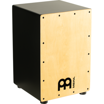 Meinl Percussion MCAJ100BK-MA Headliner Snare Cajon Black - Maple