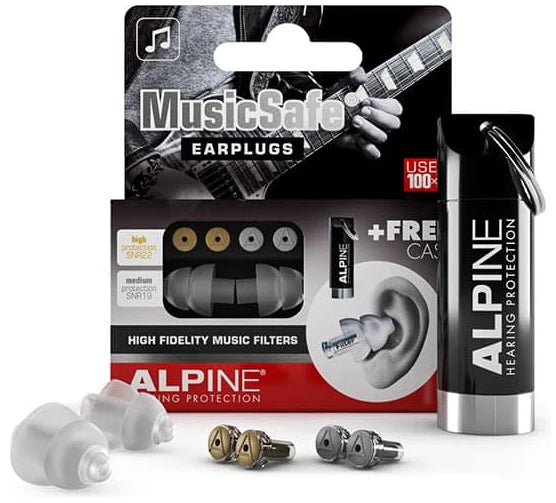 Alpine Musicsafe earplugs 19/22 dB attenuation