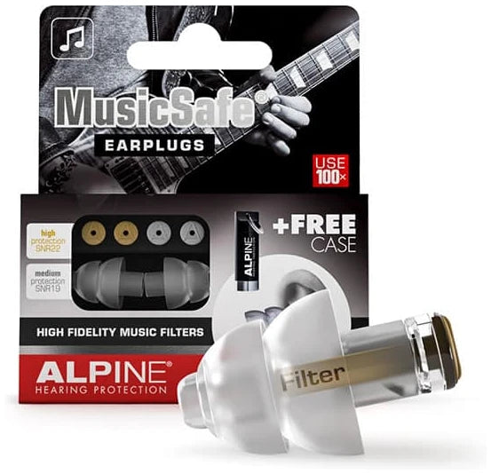 Alpine Musicsafe earplugs 19/22 dB attenuation