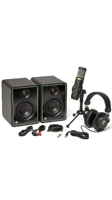 MACKIE Creator Bundle - 2x speakers, 1x microphone, 1x studio headphones