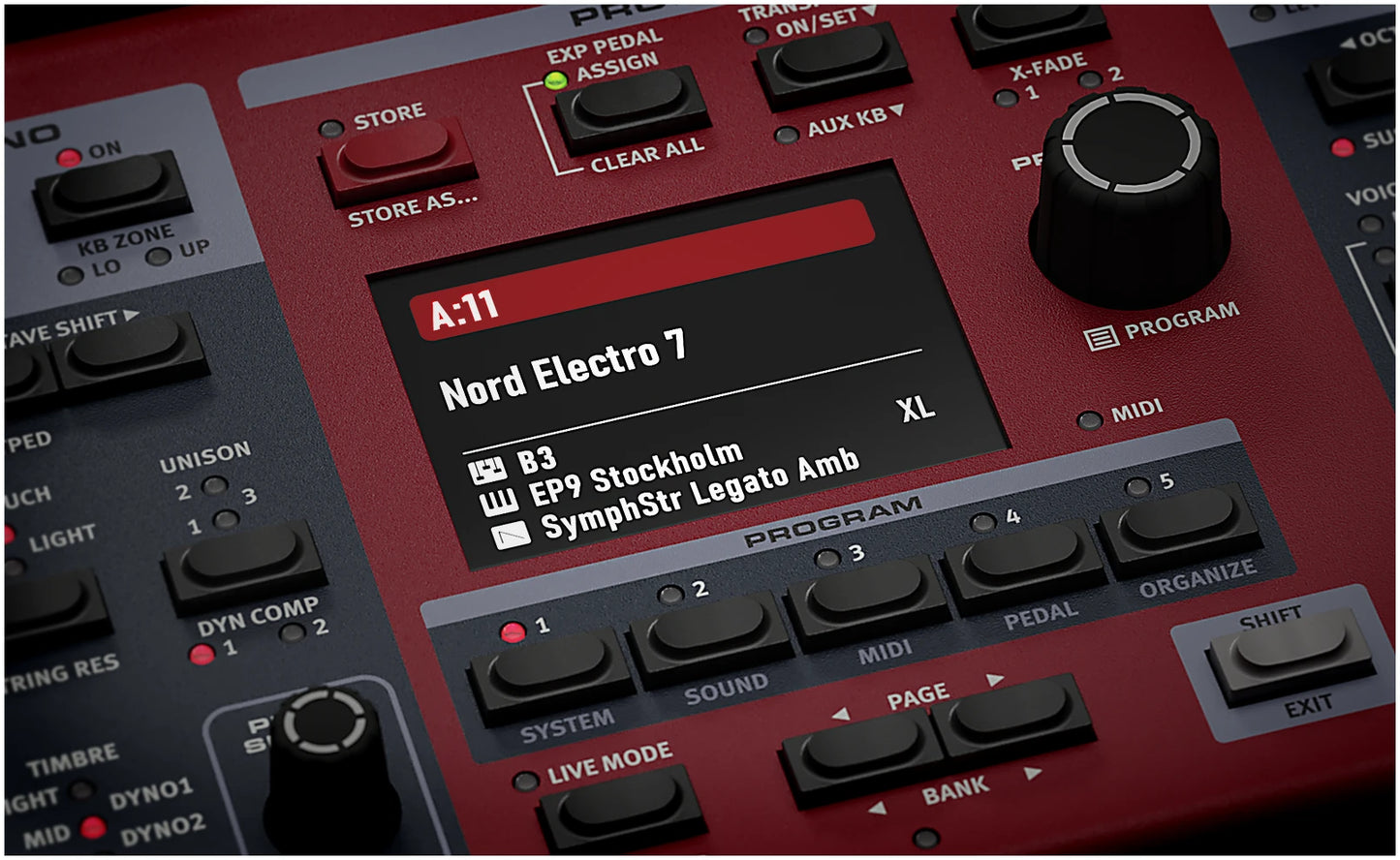 NORD ELECTRO 7 73 73-note Semi-Weighted Waterfall keybed