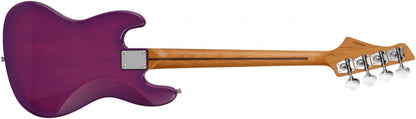 Tanglewood NL6JP Short Scale Northstar Jazz Bass Thru Purple
