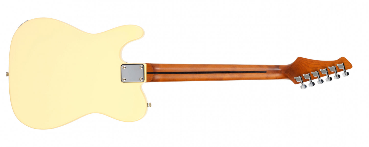Tanglewood Northstar NS2VW Single Cutaway, Tele Caster model, Vintage White