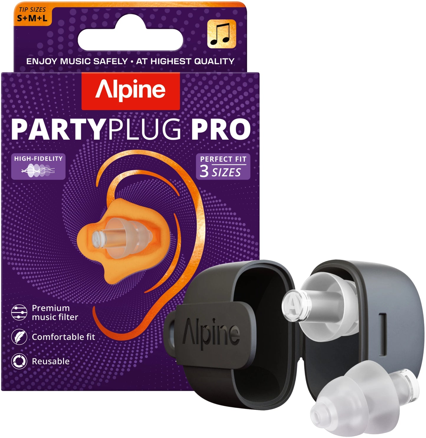 Alpine Party Plug Pro transparent earplugs 2025 edition