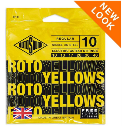 ROTOSOUND R10-7, 010 10-56, regular elguitar strenge