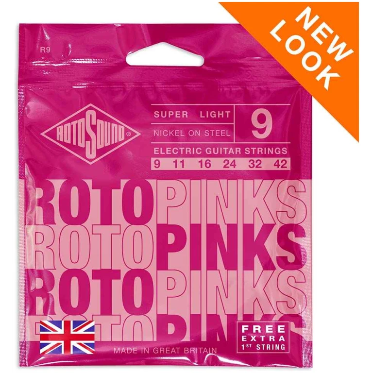 ROTOSOUND R9, 009 9-42 super light electric guitar strings
