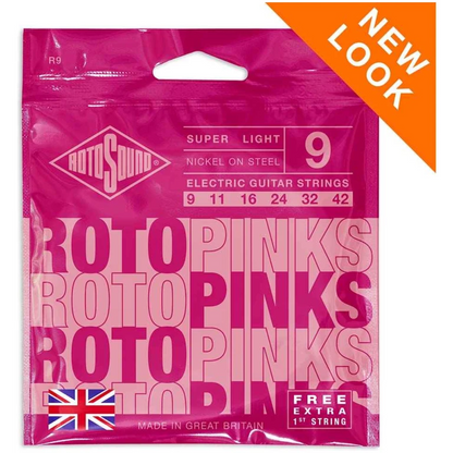 ROTOSOUND R9, 009 9-42 super light electric guitar strings