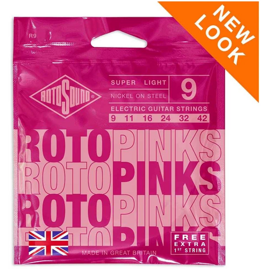 ROTOSOUND R9, 009 9-42 super light electric guitar strings